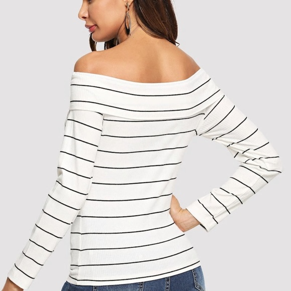 CRISSCROSS STRIPED TOP - Picture 2 of 3
